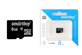 MicroSD 8Gb SmartBuy Class 10 без адаптера