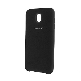 Силиконовый чехол для Samsung J730 Galaxy J7 оригинал черный