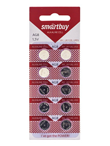 Батарейка SmartBuy AG8 10BL 1шт