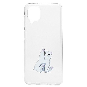 Силиконовый чехол для Samsung M127 Galaxy M12 SC270 прозрачный (002)