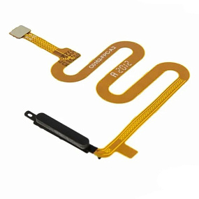 Шлейф Tecno Pova 2 (LE7n) сканер отпечатка пальцев Черный