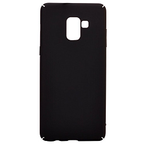 Задняя накладка для Samsung A730 Galaxy A8 Plus (2018) PC002 пластик черный