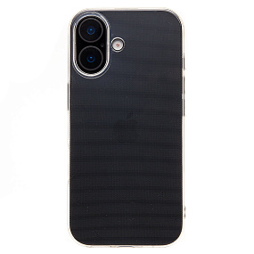 Кейс iPhone 17 силикон ASC-101 Puffy прозрачный