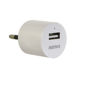 СЗУ-USB Remax 1 выход mini 1А белый