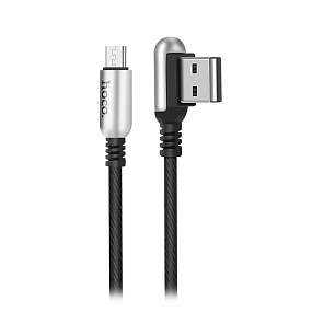 Дата кабель micro USB - USB Hoco U17 1,2м черный
