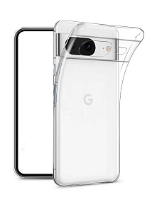 Силиконовый чехол Google Pixel 8 прозрачный