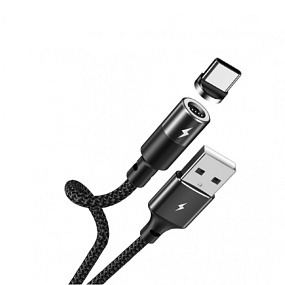 Дата кабель Type-C - USB Remax Zigie RC-102a 1,2м магнитный черный