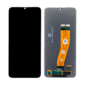 Дисплей для телефона Samsung A035F (A03) в сборе с тачскрином Черный