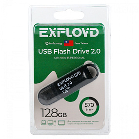 128Gb Exployd 570 черная 2.0