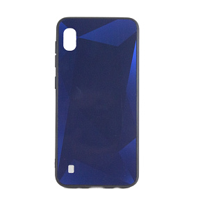 Задняя накладка для Samsung A105 Galaxy A10 PS66 стекло синий