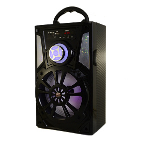 Колонка QS-53 (Bluetooth/MicroSD/USB/FM/AUX) черный