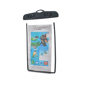 Чехол водонепроницаемый для телефона черный