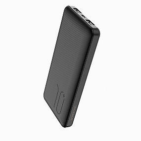 Портативное зарядное устройство Borofone BT28 Beneficial2USB/Micro/Type-C 10000mAh черный