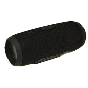 Колонка Charge3 (Bluetooth/MicroSD/USB/FM/AUX) водонепроницаемая черная