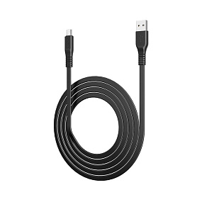 Дата кабель micro USB - USB Borofone BX23 Wide power 1м 2.4A черный