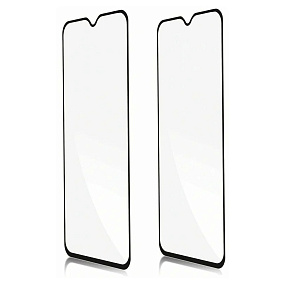 Защитное стекло Oppo Realme C21 2.5D/3D черное