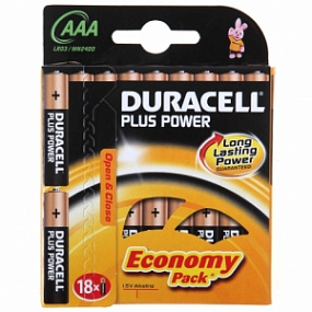 Батарейка ААА Duracell LR3 18BL 1шт