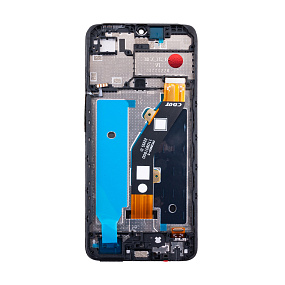 Дисплей для телефона Tecno Spark Go 2023 (BF7) модуль с рамкой Черный - Оригинал