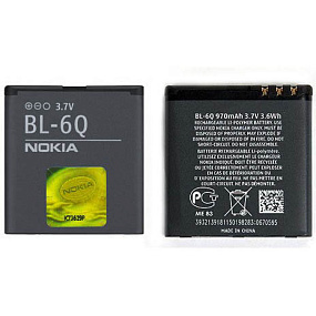 АКБ для телефона Nokia BL-6Q 6700