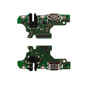 Шлейф Huawei P30 Lite/Honor 20 Lite/Honor 20S плата системный разъем/разъем гарнитуры - Премиум