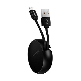 Дата кабель lightning - USB Joyroom S-M346 рулетка черный