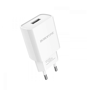 СЗУ+ Type-C Borofone BA20A 1 выход 2.1А белый