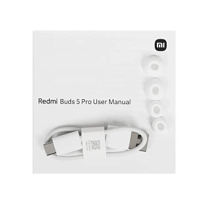 Bluetooth-наушники беспроводные Xiaomi Redmi Buds 5 Pro белые