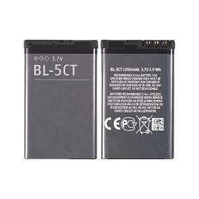 АКБ для телефона Nokia BL-5CT (5220/3720/6303/C3-01/C5) тех. упаковка