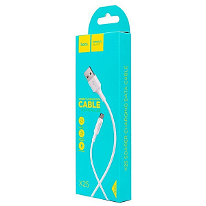 Дата кабель micro USB - USB Hoco X25 2.4A 1м белый