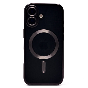 Кейс iPhone 17 силикон SafeMag SM027 черный