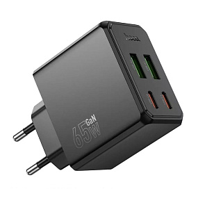 СЗУ-2/Type-C-2 Hoco CS19A PD65W+QC3.0 черный