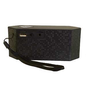 Колонка K71 (Bluetooth/MicroSD/USB/FM/AUX) черный