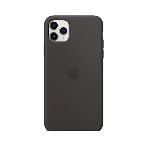 Кейс iPhone 15 Pro Max Silicone Case без логотипа черный