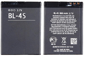 АКБ для телефона Nokia BL-4S 2680s, 3600s, 7610s