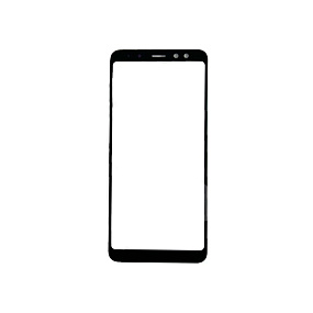 Стекло модуля Samsung A530F (A8 2018) Черное