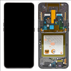 Дисплей для телефона Samsung A805 (A80) модуль Черный - Оригинал