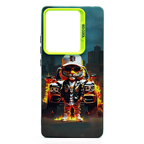 Силиконовый чехол Xiaomi Poco M6 Pro 4G/Redmi Note 13 Pro 4G PC094 тигр