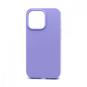 Кейс iPhone 13 Pro Silicone Case без логотипа светло-фиолетовый