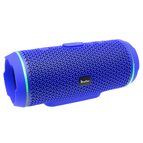 Колонка OneDer V10 (Bluetooth/MicroSD/USB/FM/AUX) синяя