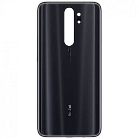 корпус для телефона Xiaomi Redmi Note 8 Pro Задняя крышка Черная - Премиум