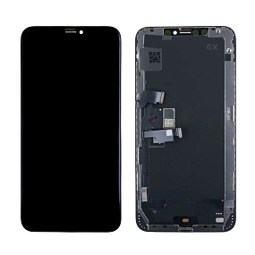 Дисплей для телефона iPhone Xs Max в сборе Черный - GX (Hard OLED)