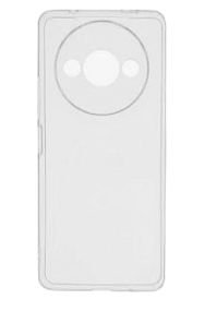 Силиконовый чехол Xiaomi Redmi A3/A3X/Poco C61 DF противоударный прозрачный