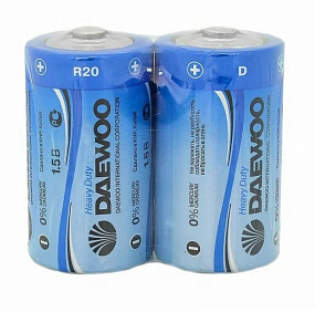 Батарейка Daewoo R14 2P тип С 1шт