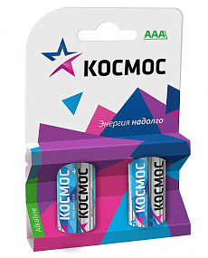 Батарейка ААА Космос LR3 4BL 4/48/960 1шт 