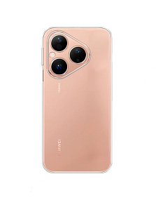 Силиконовый чехол Huawei Pura 80 прозрачный