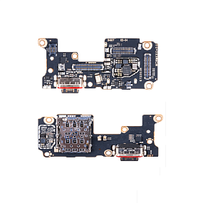 Шлейф Xiaomi Poco F5 Pro (23013PC75G) плата системный разъем/разъем SIM/микрофон