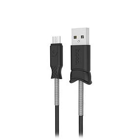 Дата кабель micro USB - USB Hoco X24 1м черный