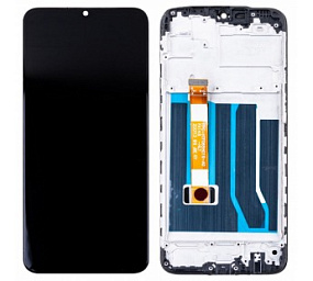 Дисплей для телефона Realme C3 (RMX2020) модуль с рамкой Черный - Оригинал