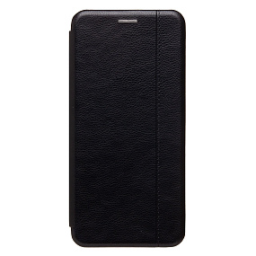 Чехол-книжка под кожу Honor X6b BC002 боковой флип черный