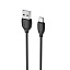 Дата кабель micro USB - USB Borofone BX19 Benefit 2.4A 1м черный